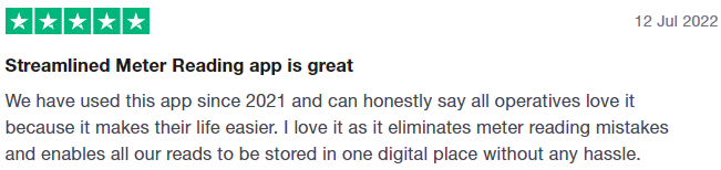 TrustPilot review screenshot